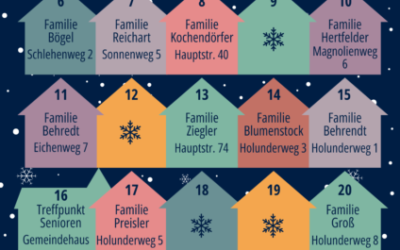 Lebendiger Adventskalender in Oberspeltach