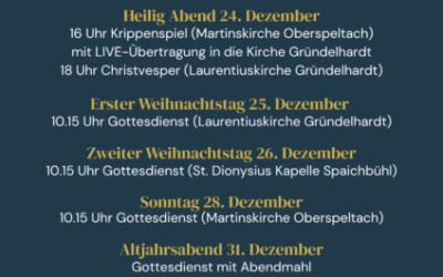 GOS Unsere Gottesdienste in der Weihnachtszeit