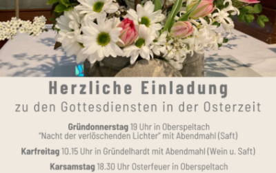 Gründonnerstag bis Ostermontag
