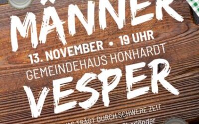 Männervesper in Honhardt